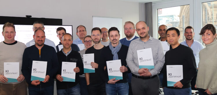 Zertifizierte Teilnehmende des Artificial Intelligence Bootcamp 2025